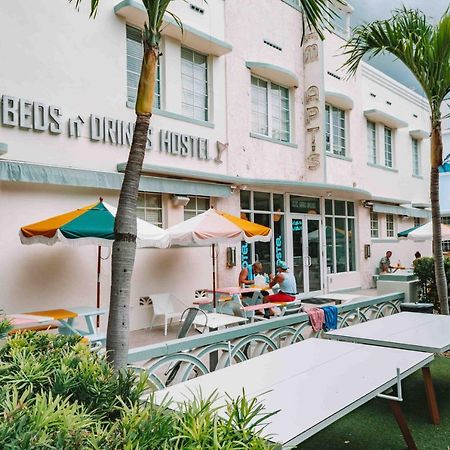 Beds N' Drinks Hostel Miami Beach Ngoại thất bức ảnh