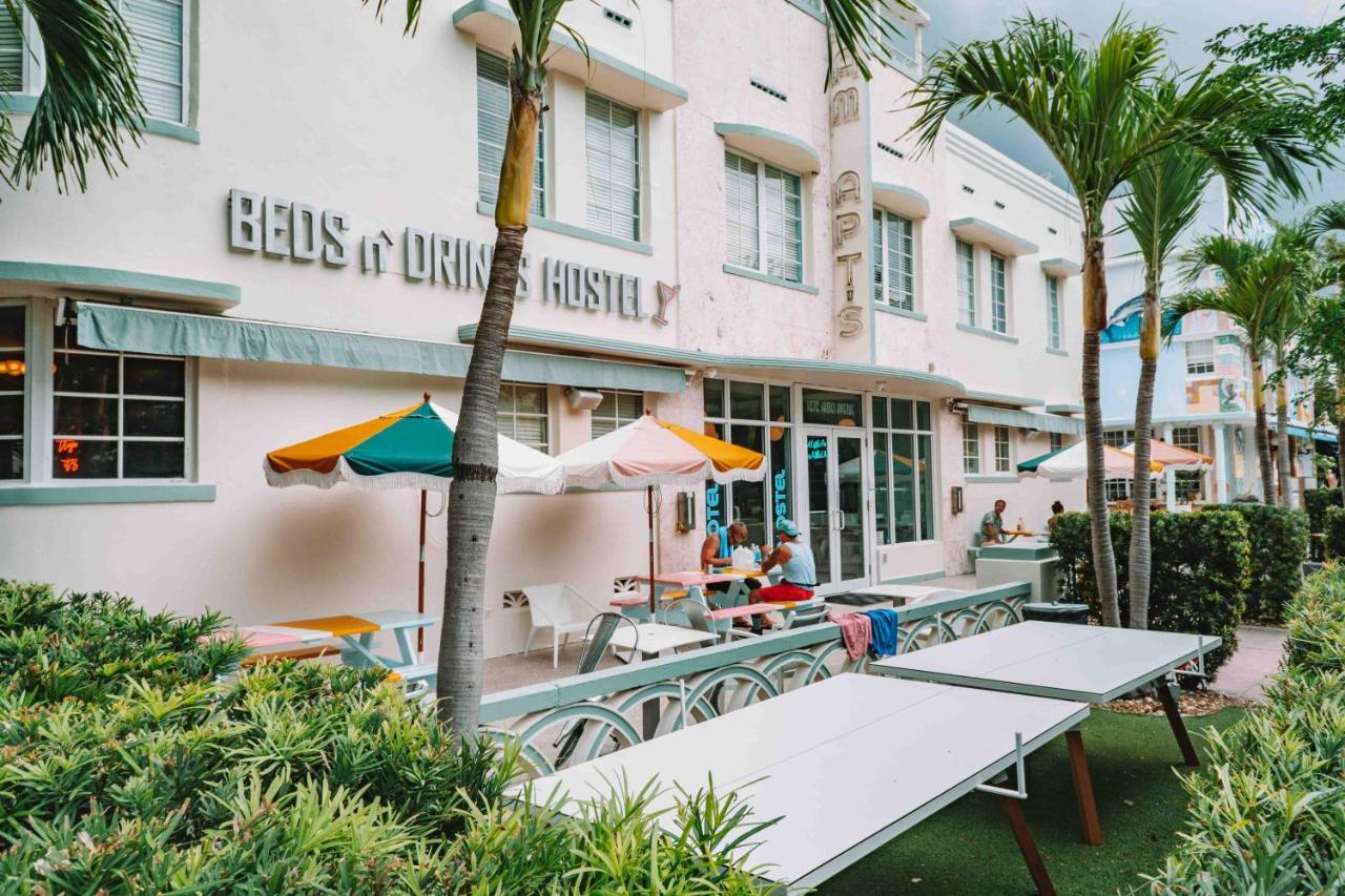 Beds N' Drinks Hostel Miami Beach Ngoại thất bức ảnh